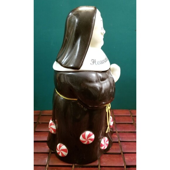 Heavenly Habit Cookie Jar Nun Sister Rare Peppermint Catholic WMG 2008 10.5"x6" - Picture 2 of 7